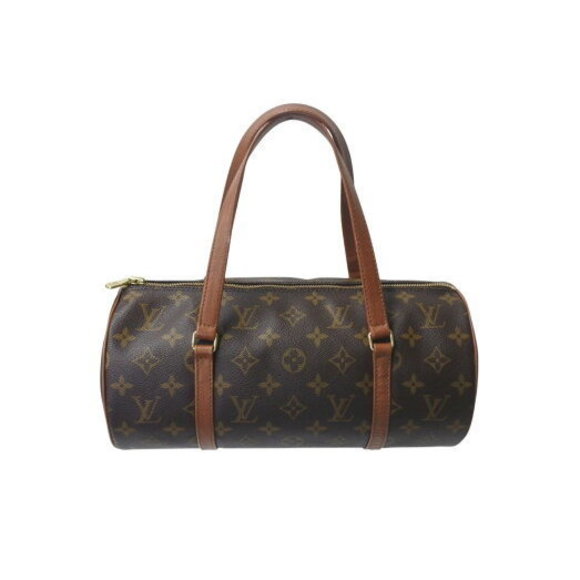 Louis Vuitton Papillon Handbag Cylindrical Monogram Brown - Picture 1 of 9